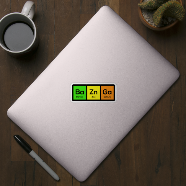 BaZnGa Periodic Table Chemistry by Science Puns